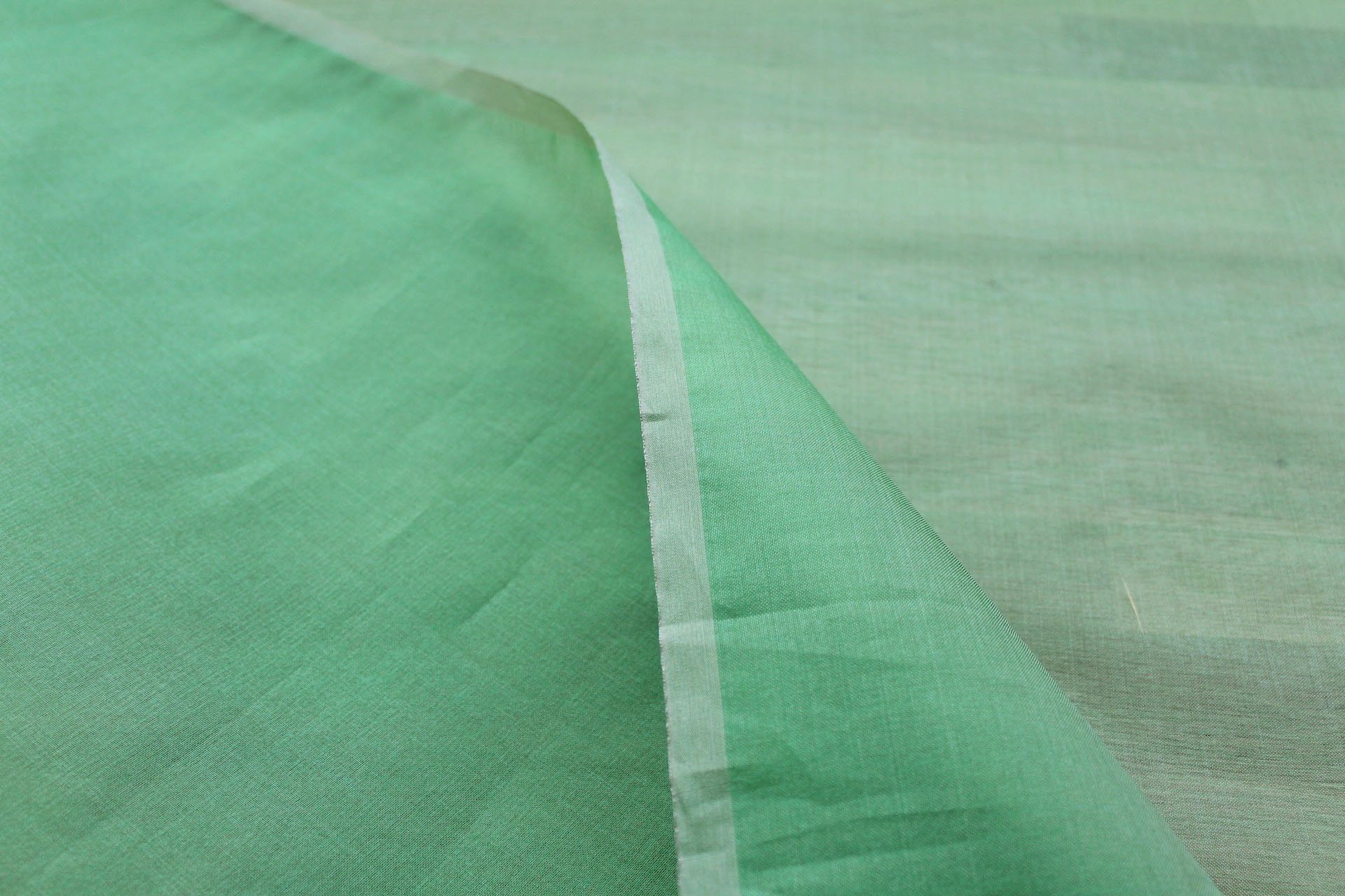 Silk Organza - Apple Green fabric, image 6 of 6