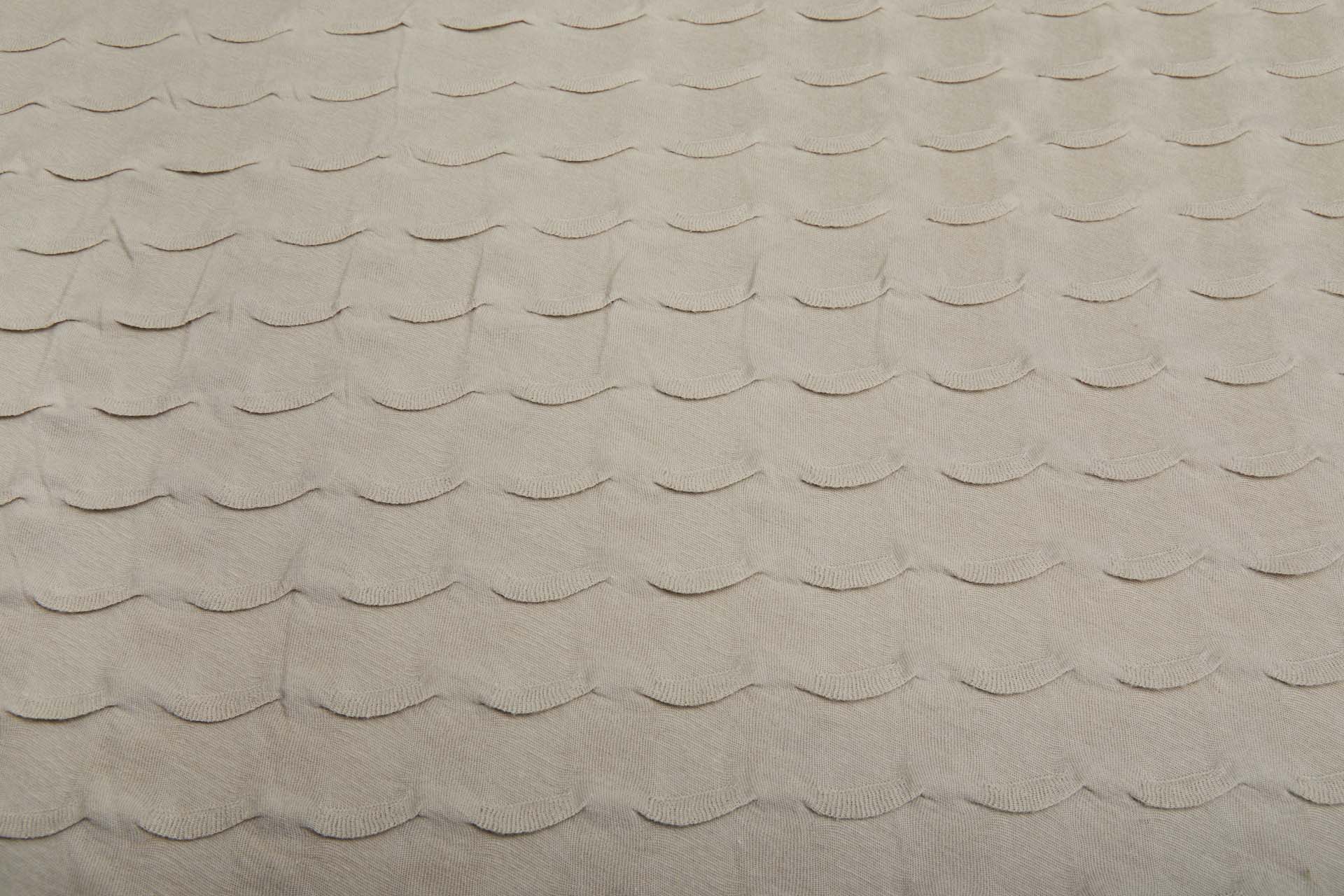 Clay Pinched Viscose Jersey fabric, image 7 of 8