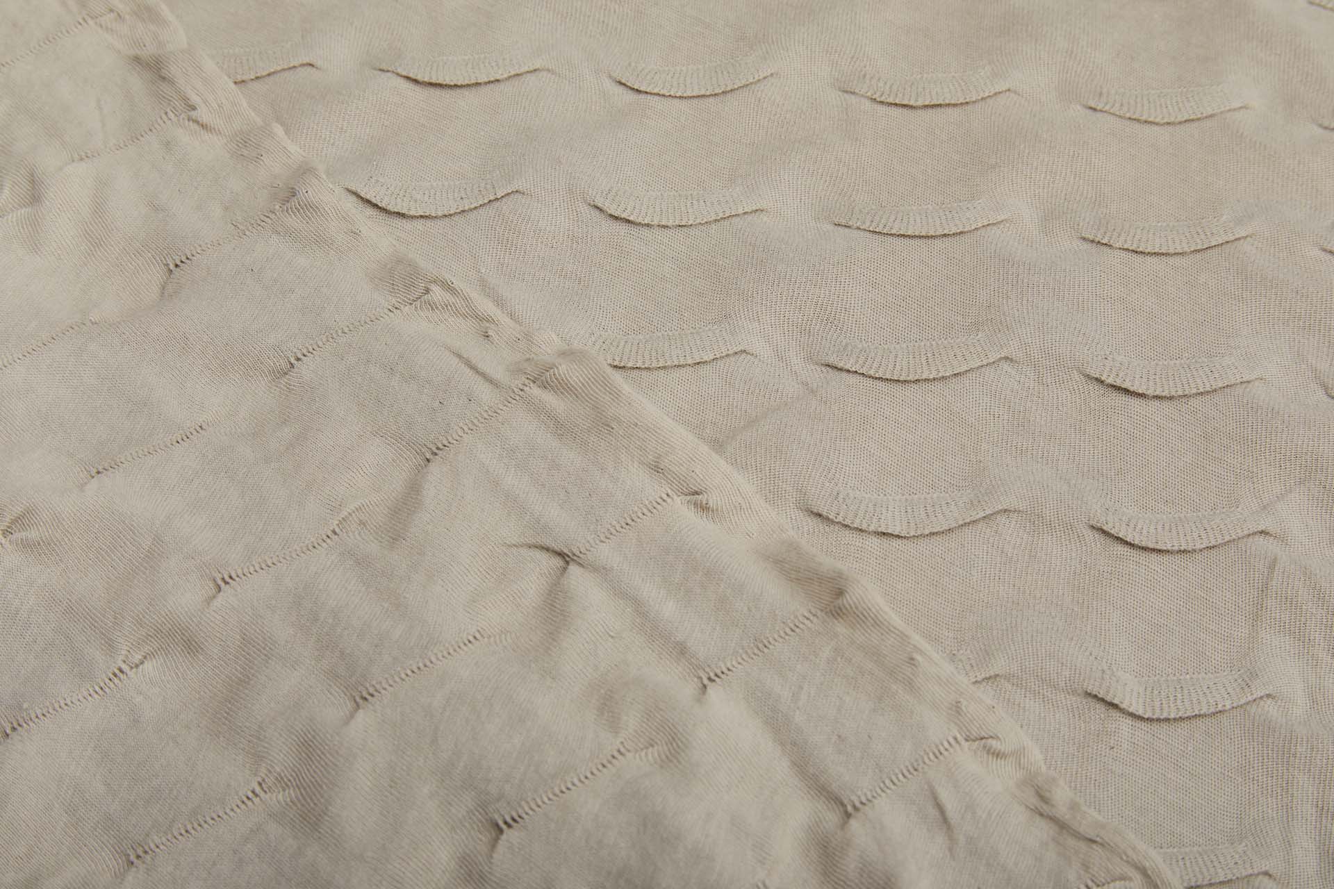 Clay Pinched Viscose Jersey fabric, image 5 of 8