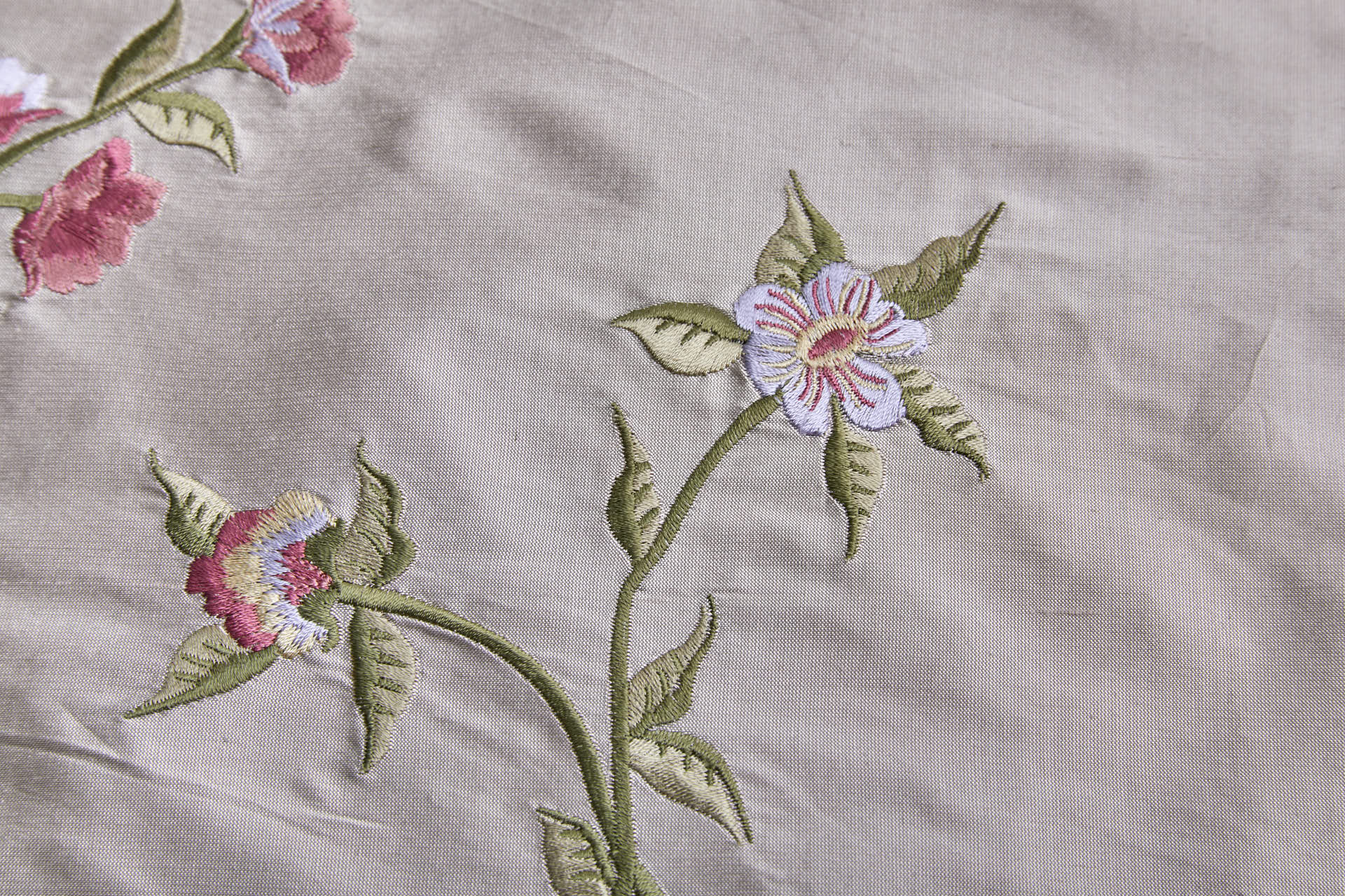 Bird Embroidery - Oyster fabric, image 8 of 11