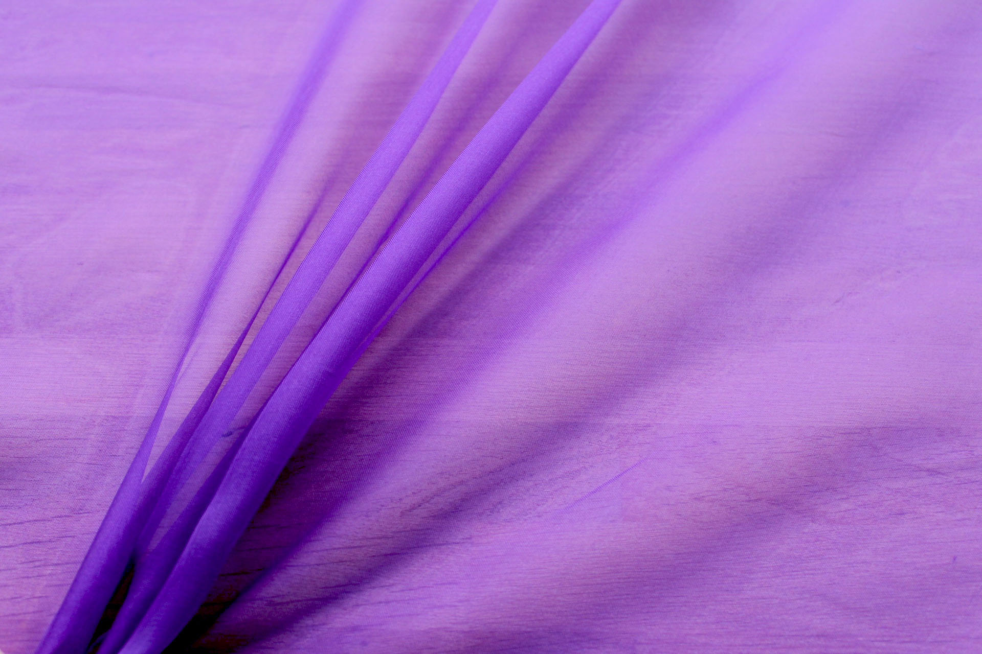 Silk Organza - Violet fabric, image 2 of 6