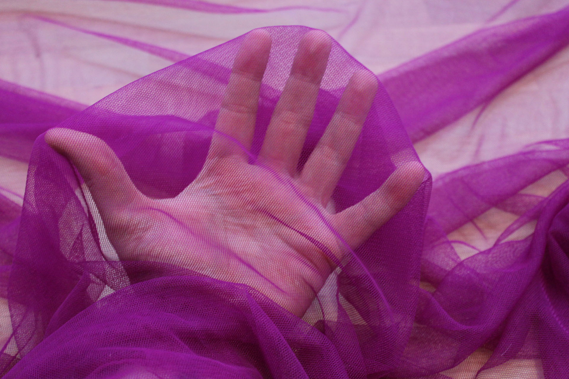 Soft Nylon Tulle - African Violet - T44 fabric, image 2 of 5