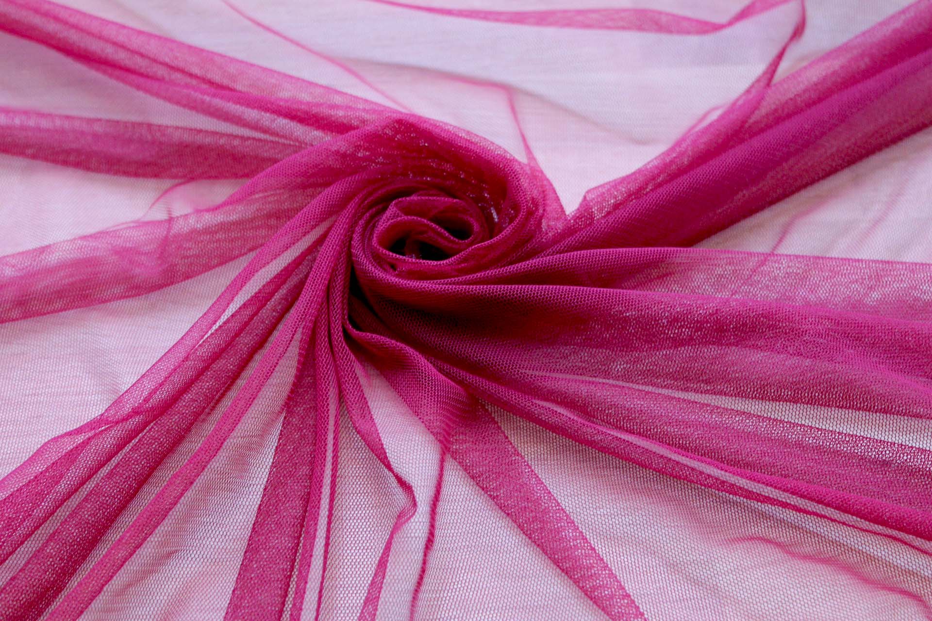 Soft Nylon Tulle - Burgundy - T36 fabric