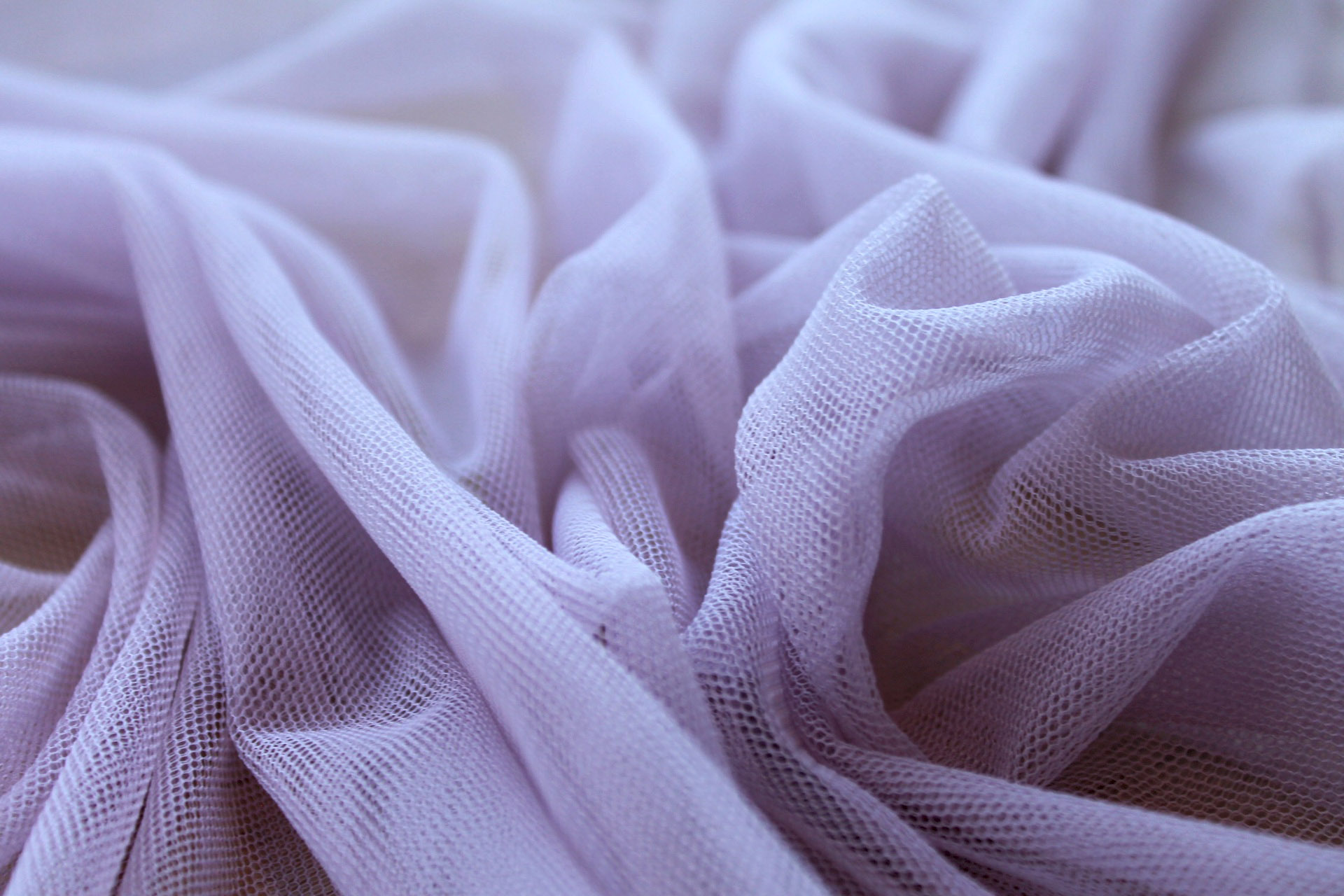 Soft Nylon Tulle - Lilac - T35 fabric, image 4 of 5