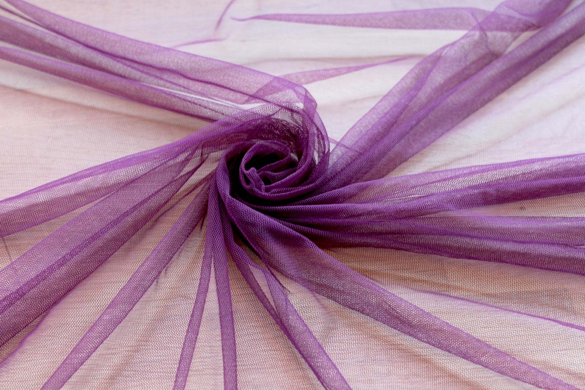 Soft Nylon Tulle - Aubergine - T31 fabric
