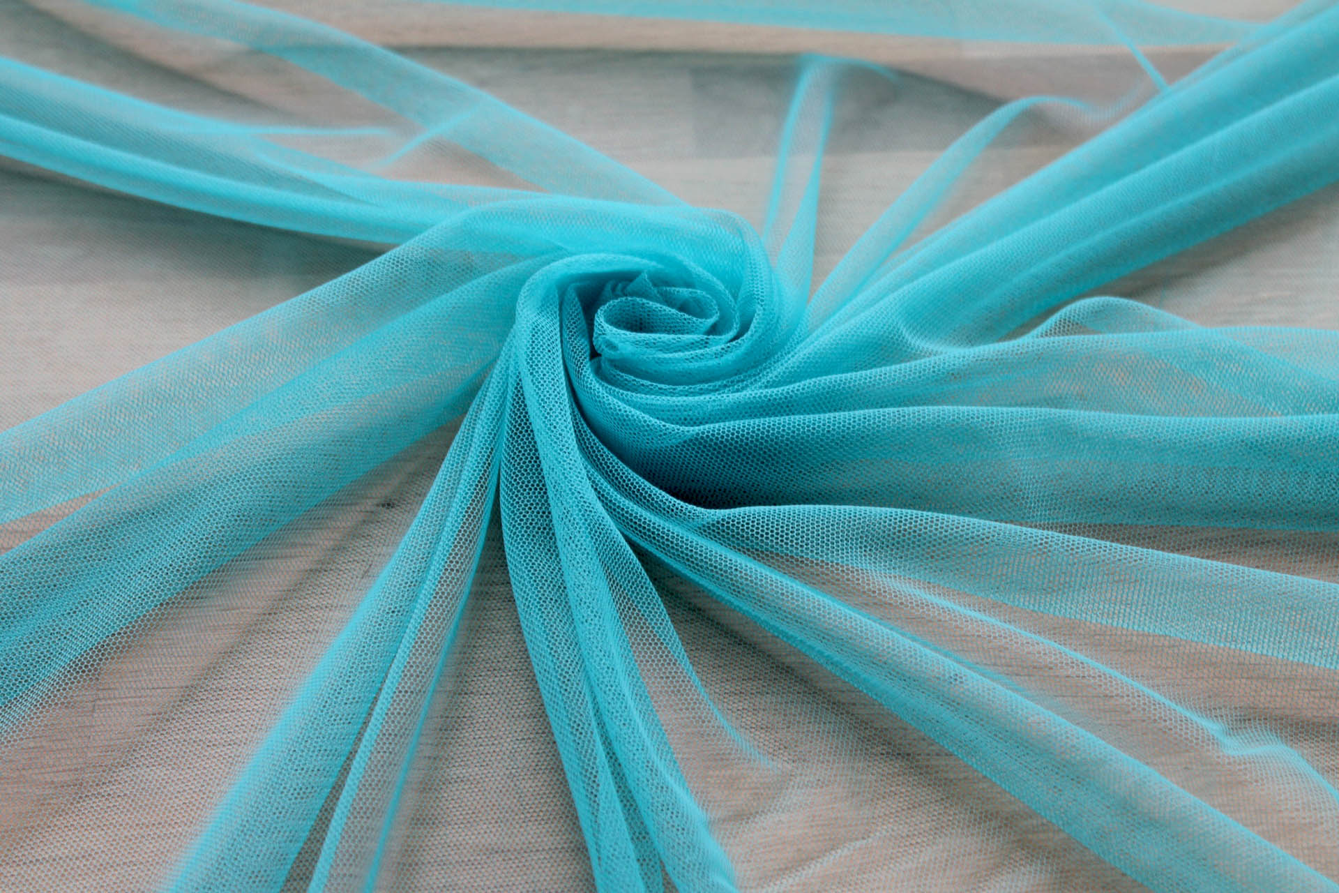 Soft Nylon Tulle - Turquoise - T15 fabric