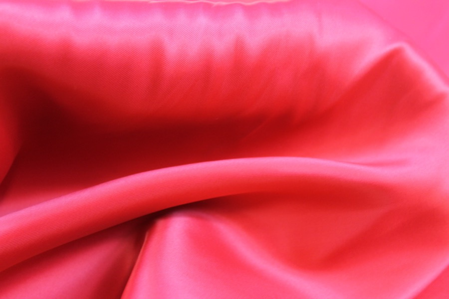 Red Viscose Satin Lining fabric, image 3 of 5