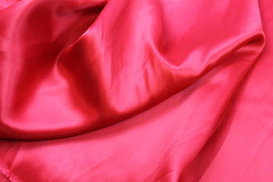Red Viscose Satin Lining fabric, image 5 of 5