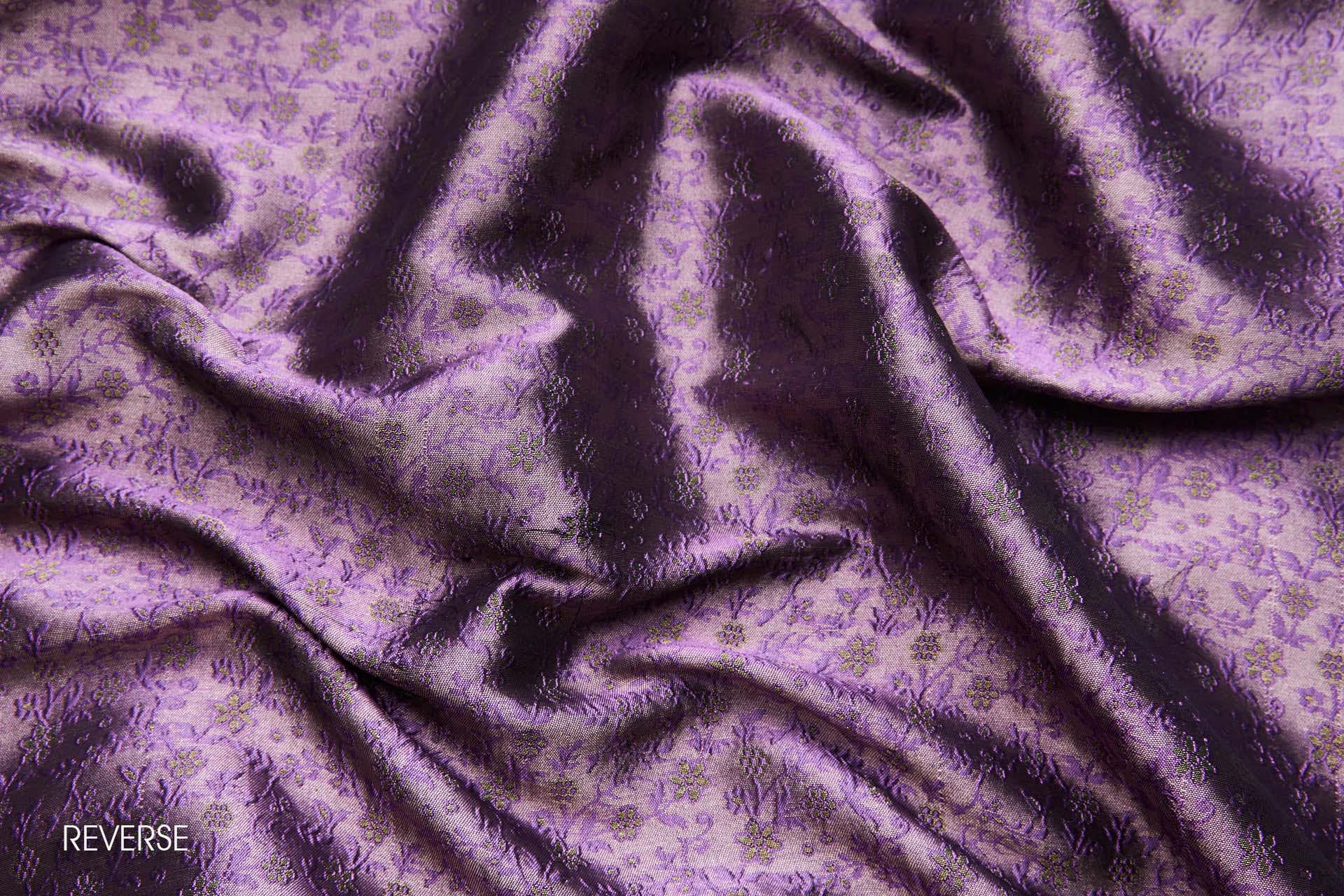 Banaras Brocade - Amethyst Floral fabric, image 7 of 10