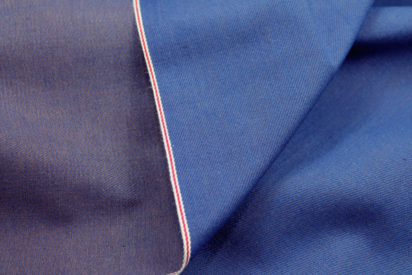 Japanese Denim - Indigo and Brown - Limited Edition fabric, image 4 of 5