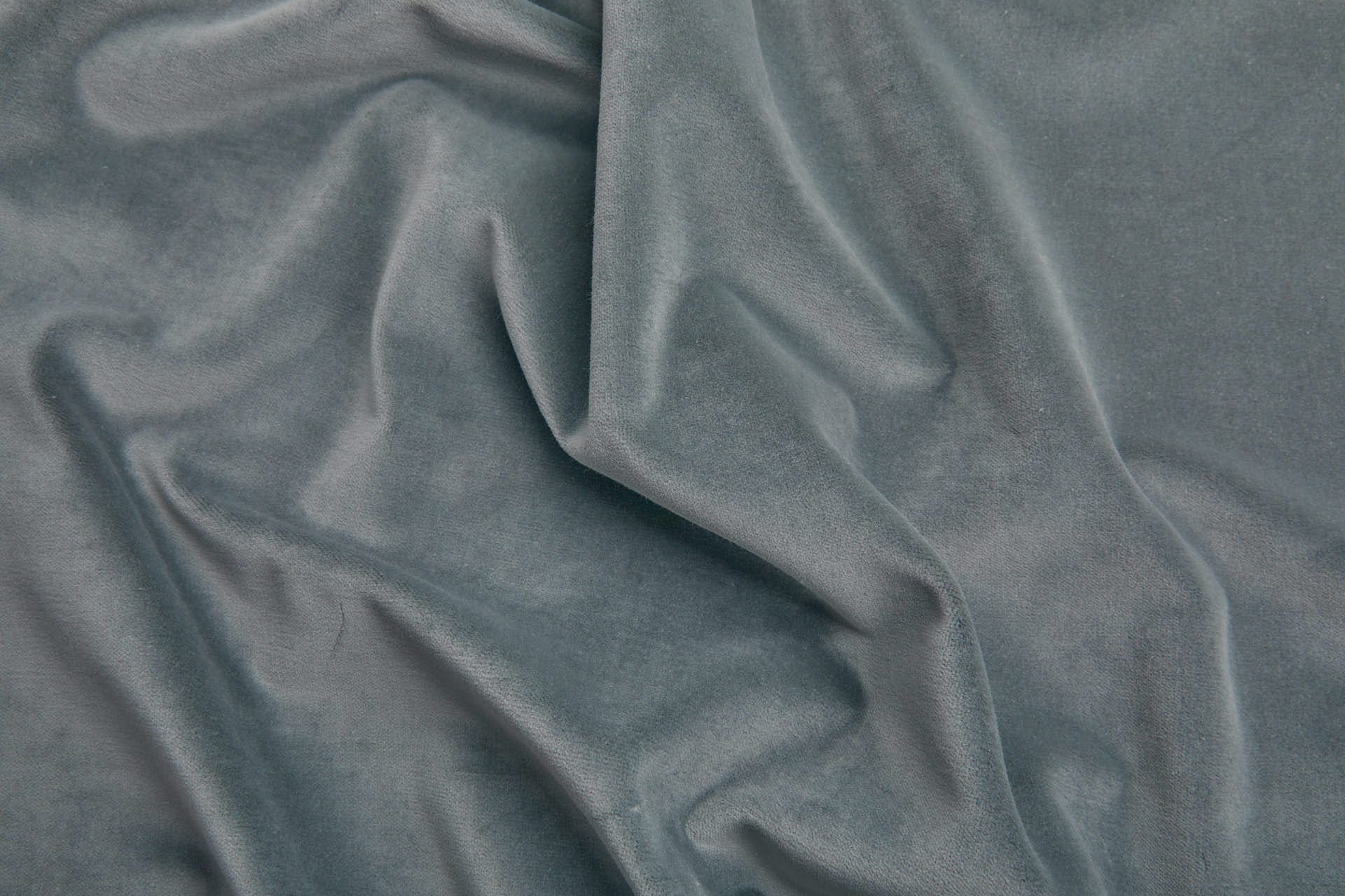 Heavy Cotton Velvet - Smoke Grey fabric, image 3 of 5