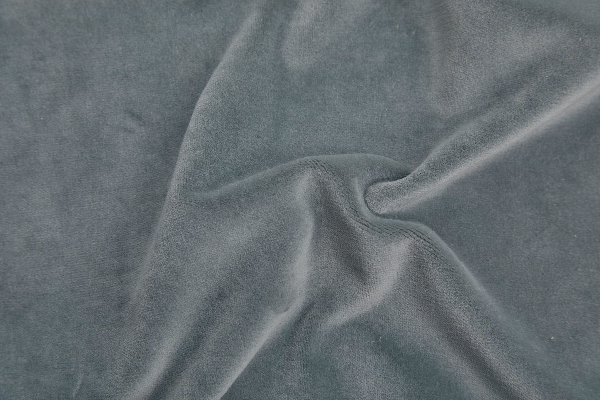 Heavy Cotton Velvet - Smoke Grey fabric, image 4 of 5
