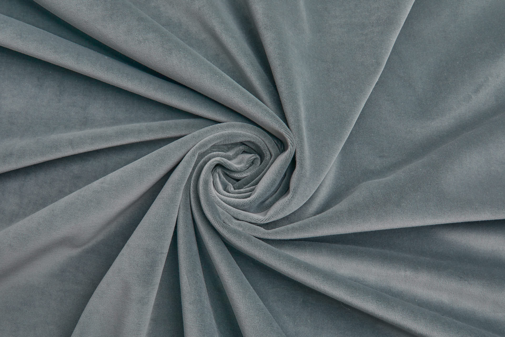 Heavy Cotton Velvet - Smoke Grey fabric