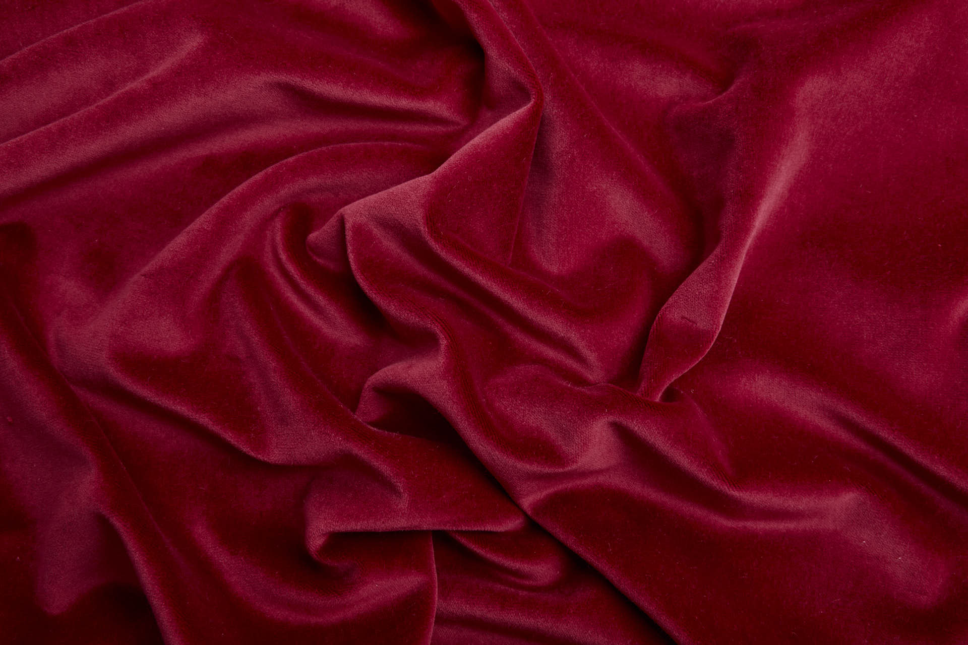 Heavy Cotton Velvet - Merlot fabric, image 2 of 5