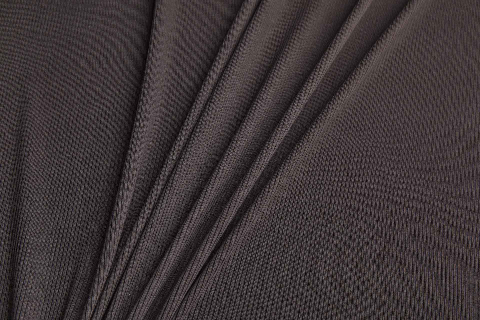 Rib Jersey - Brown fabric