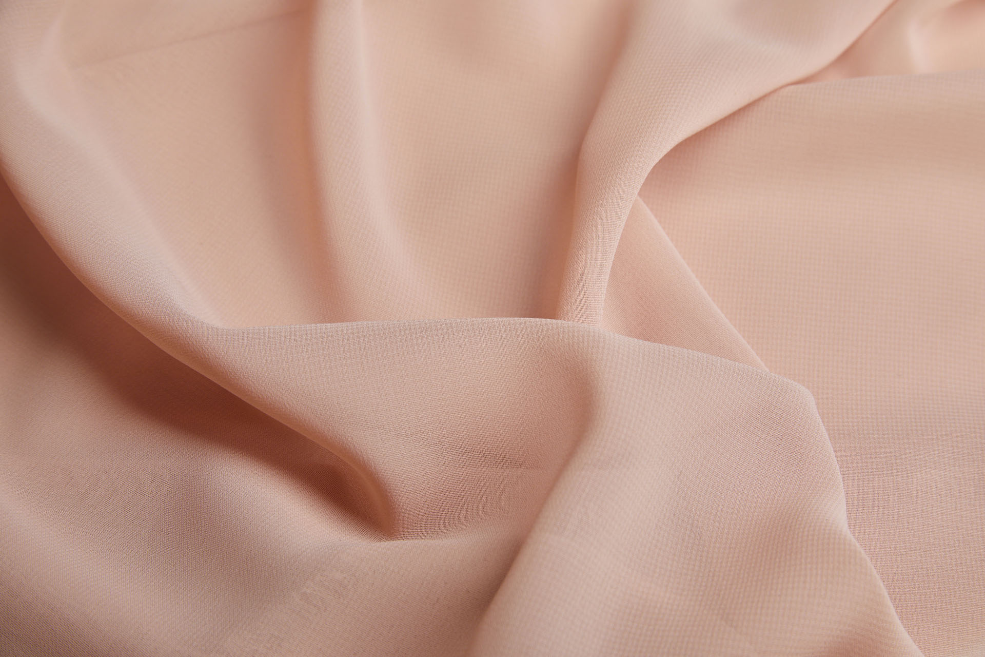 Nude Poly Georgette fabric, image 3 of 6
