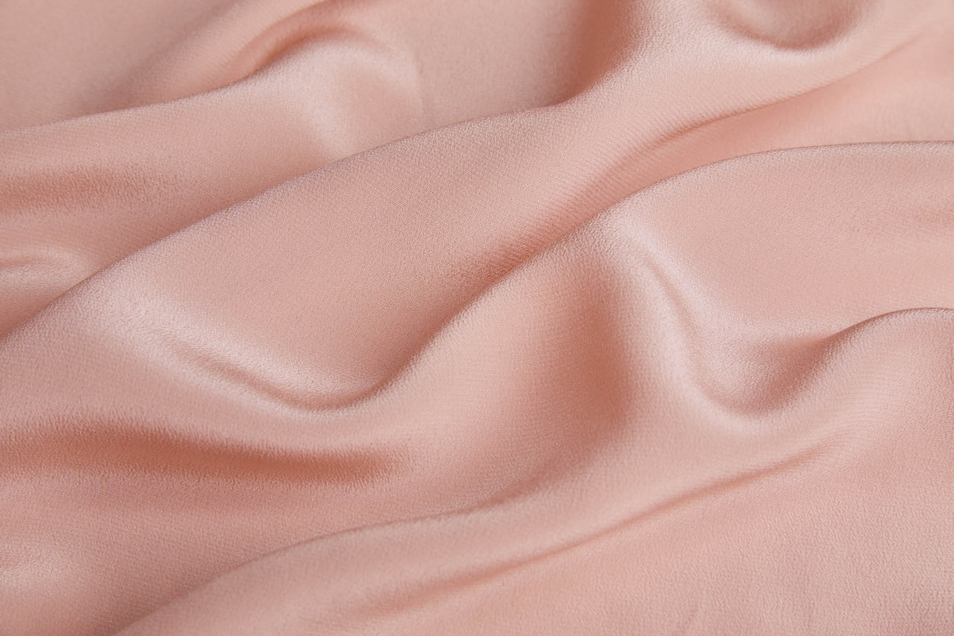 Pinkish Nude Silk Crepe de Chine fabric, image 2 of 4