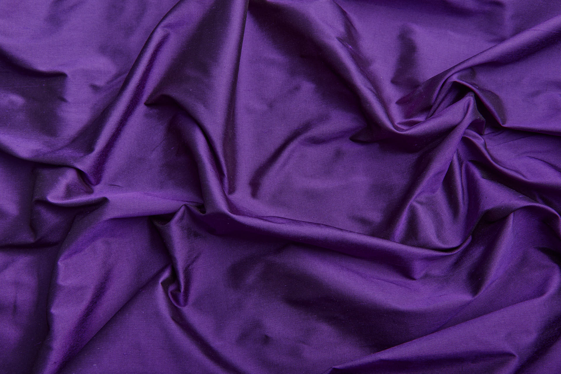 Silk Dupion - Cadburys Purple shot Black fabric, image 7 of 7