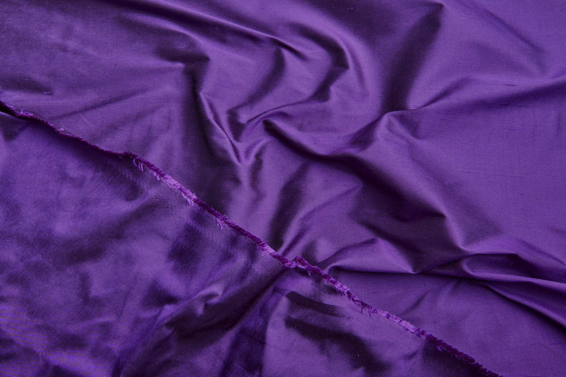 Silk Dupion - Cadburys Purple shot Black fabric, image 4 of 7