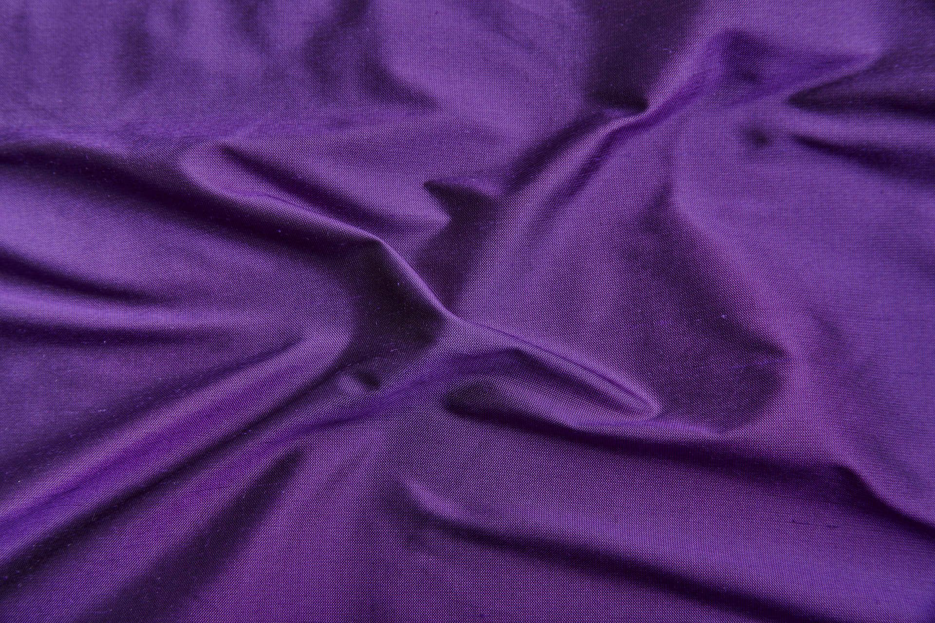 Silk Dupion - Cadburys Purple shot Black fabric, image 5 of 7