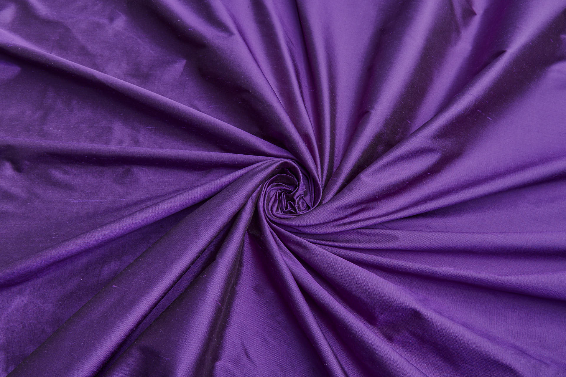 Silk Dupion - Cadburys Purple shot Black fabric