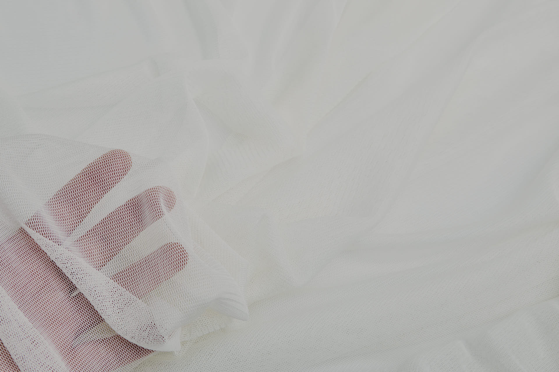 Heavier Weight Silk Tulle/Mesh - Ivory fabric, image 2 of 9