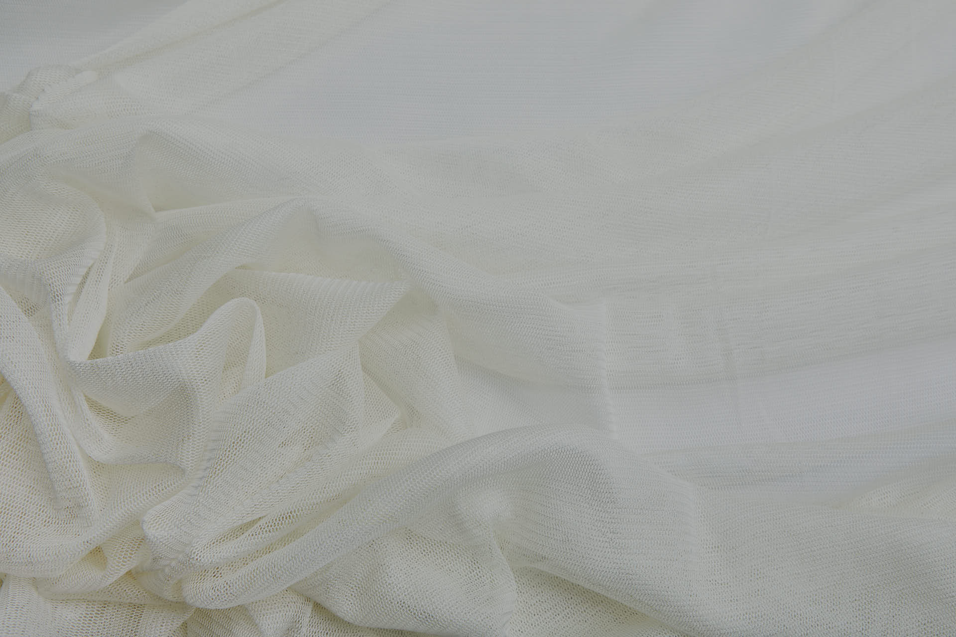 Heavier Weight Silk Tulle/Mesh - Ivory fabric, image 6 of 9