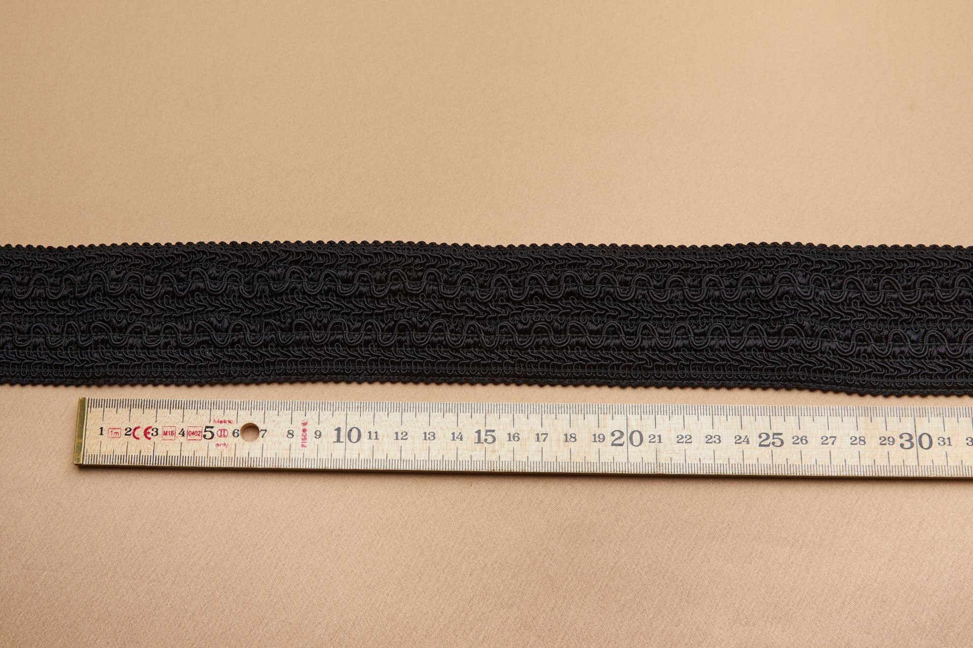 Elastic Passamanerie Gimp Cord Braid - Black trim, image 6 of 6