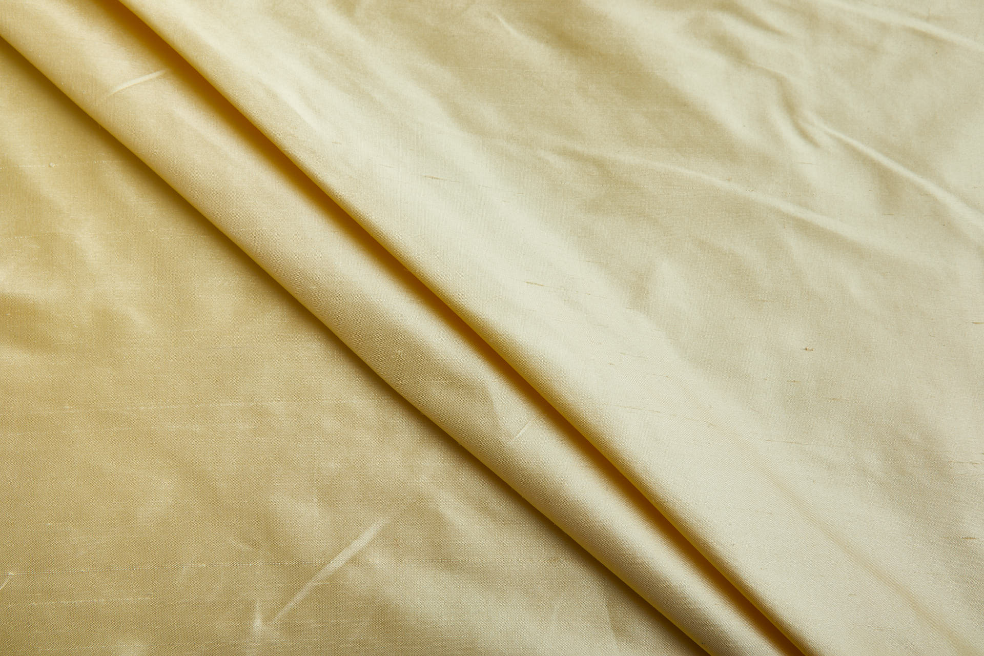 Silk Dupion - Pale Yellow - B13 fabric, image 2 of 6