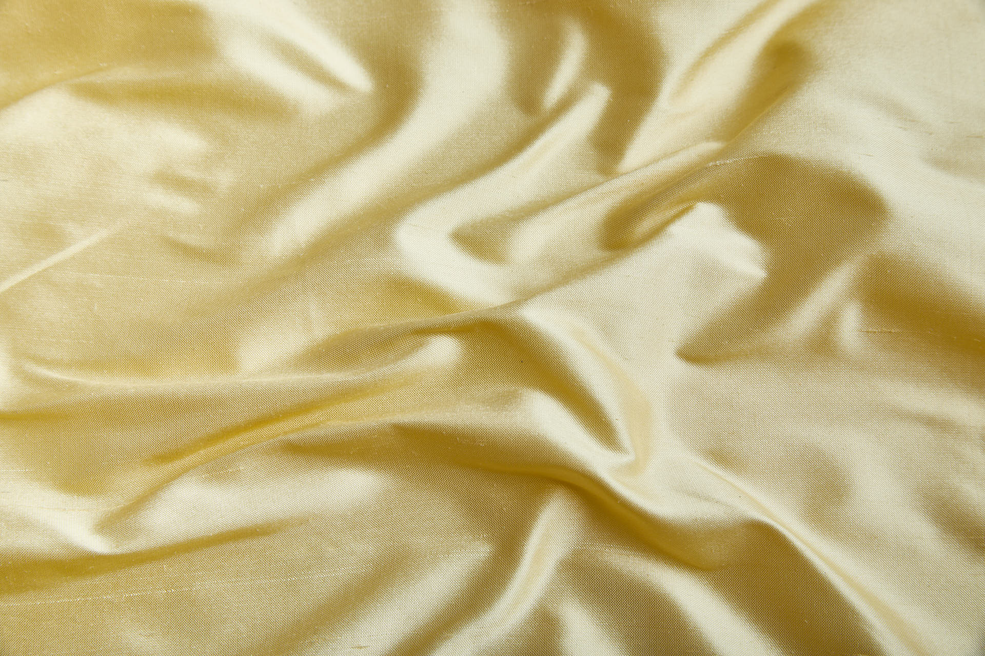 Silk Dupion - Pale Yellow - B13 fabric, image 4 of 6