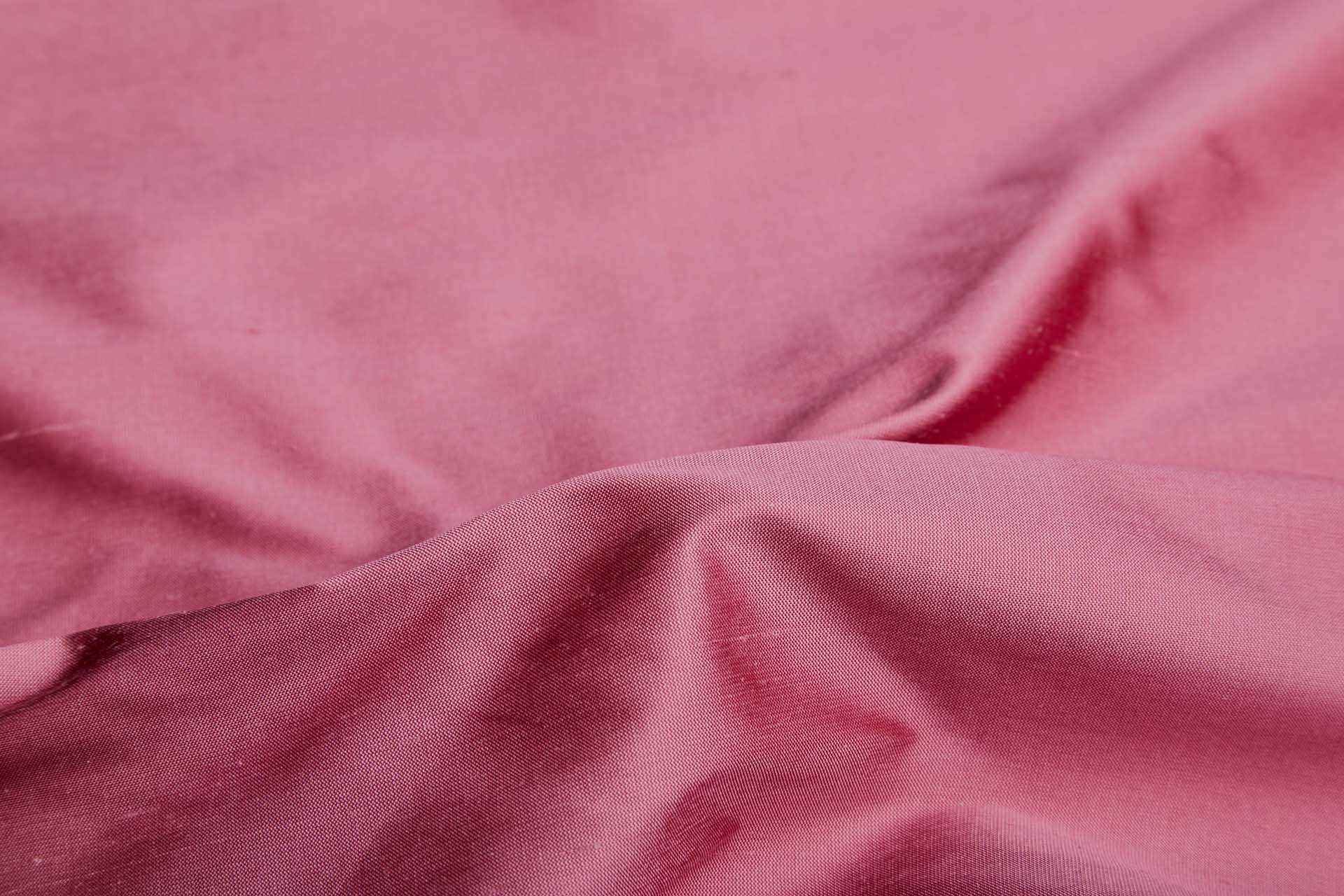 Silk Dupion - Red shot Pink - B42 fabric, image 6 of 6