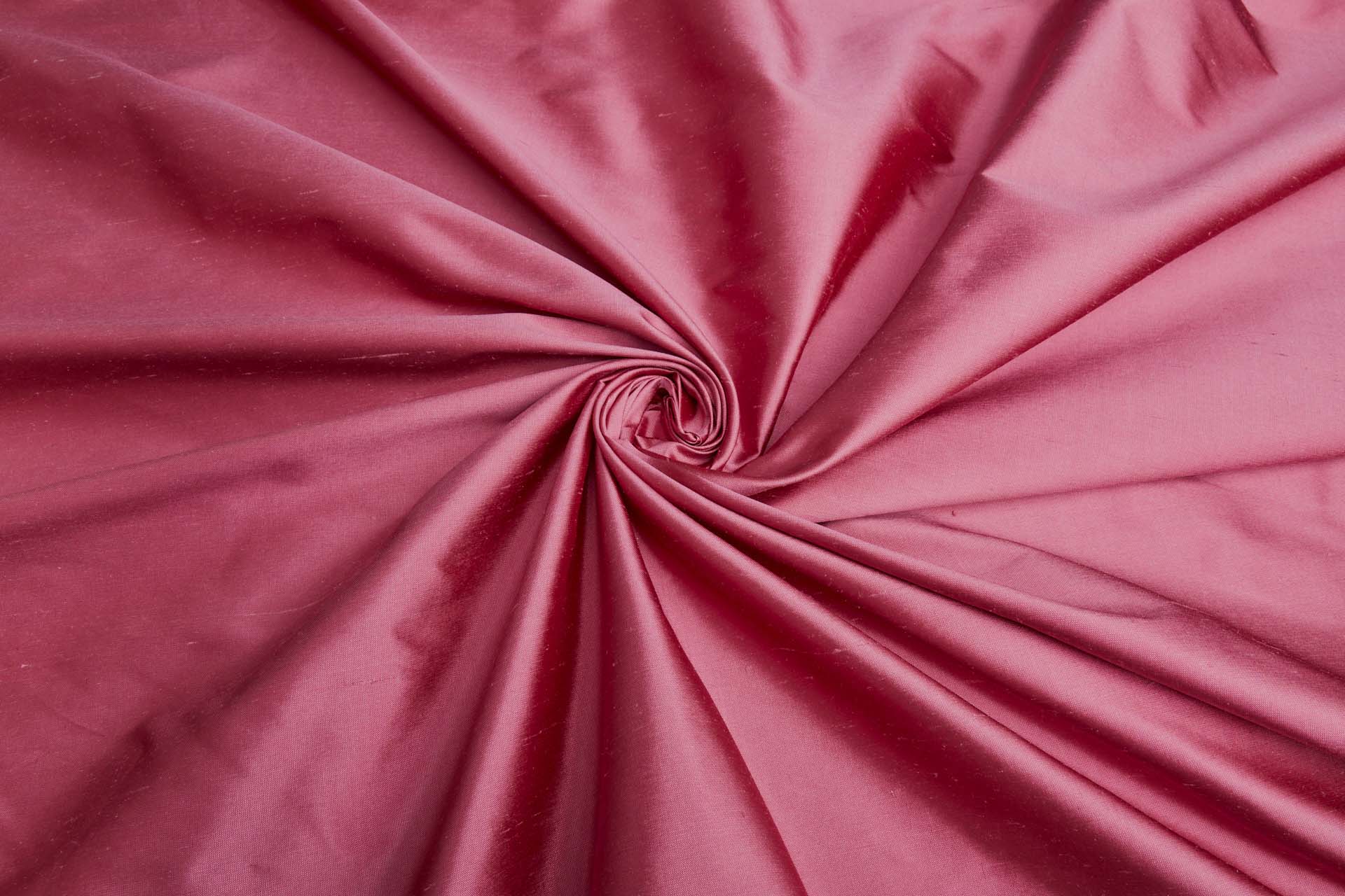 Silk Dupion - Red shot Pink - B42 fabric