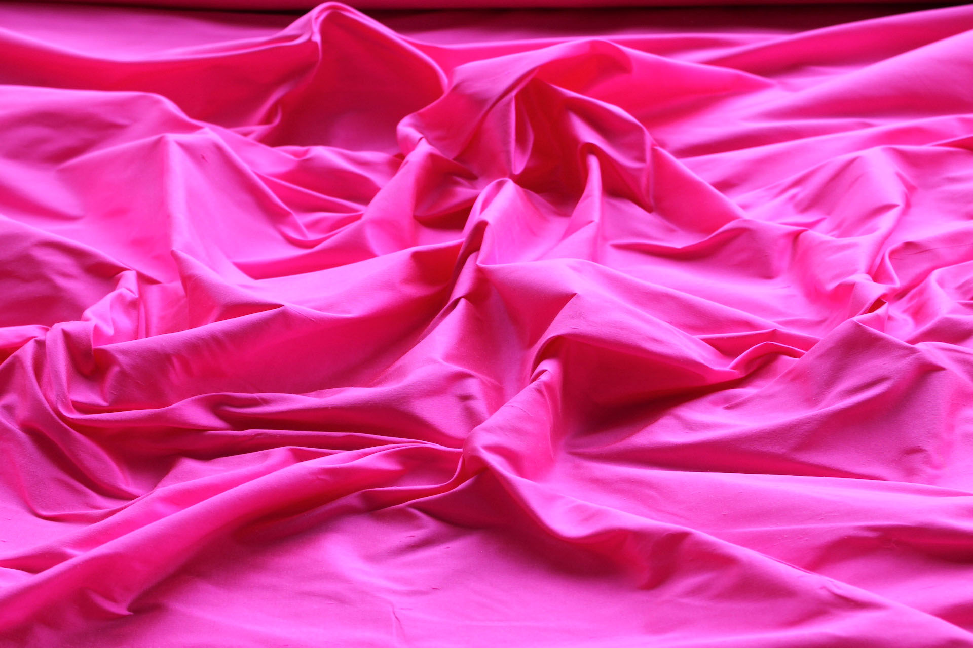 Silk Dupion - Shocking Pink - B45 fabric, image 2 of 6