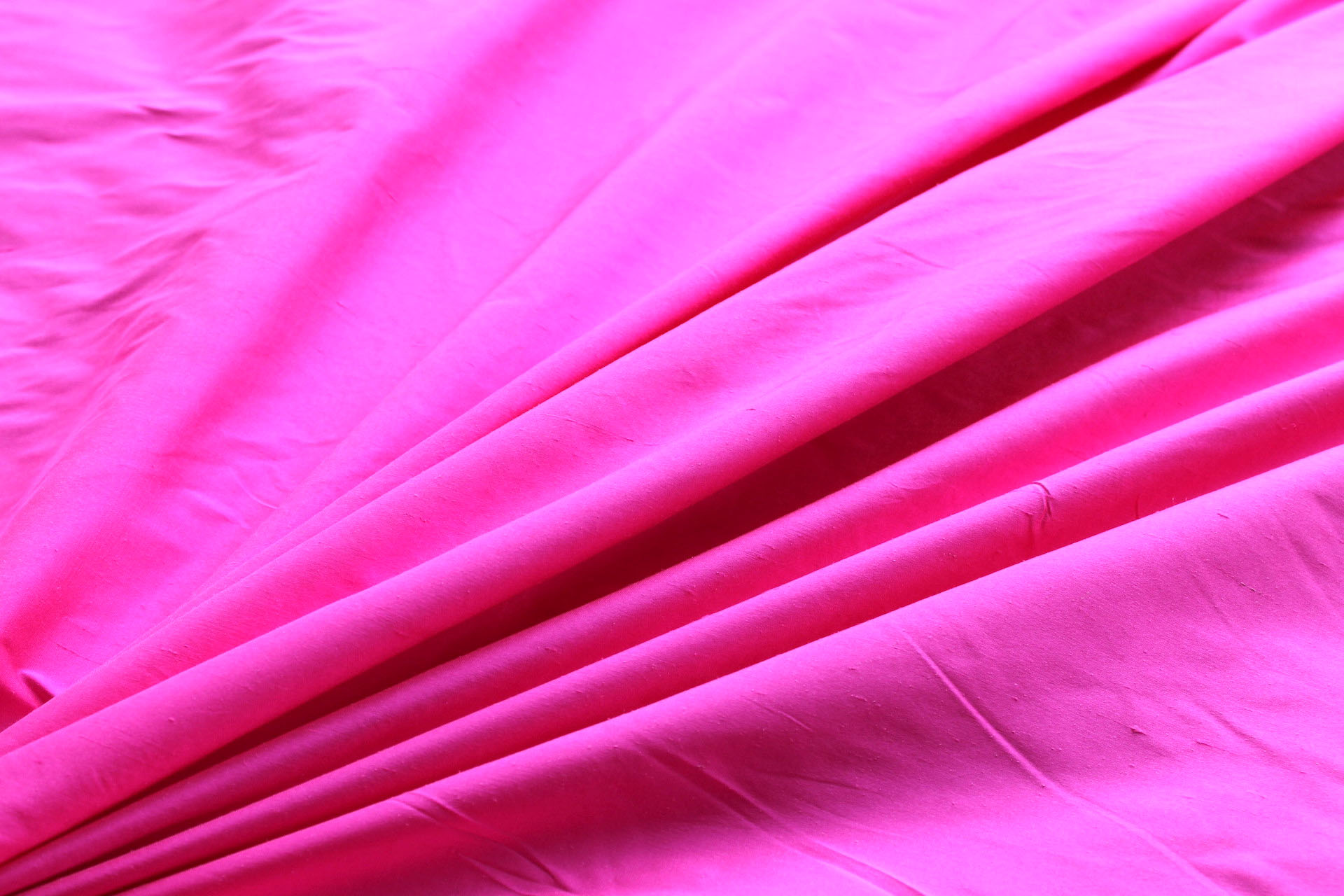 Silk Dupion - Shocking Pink - B45 fabric, image 4 of 6