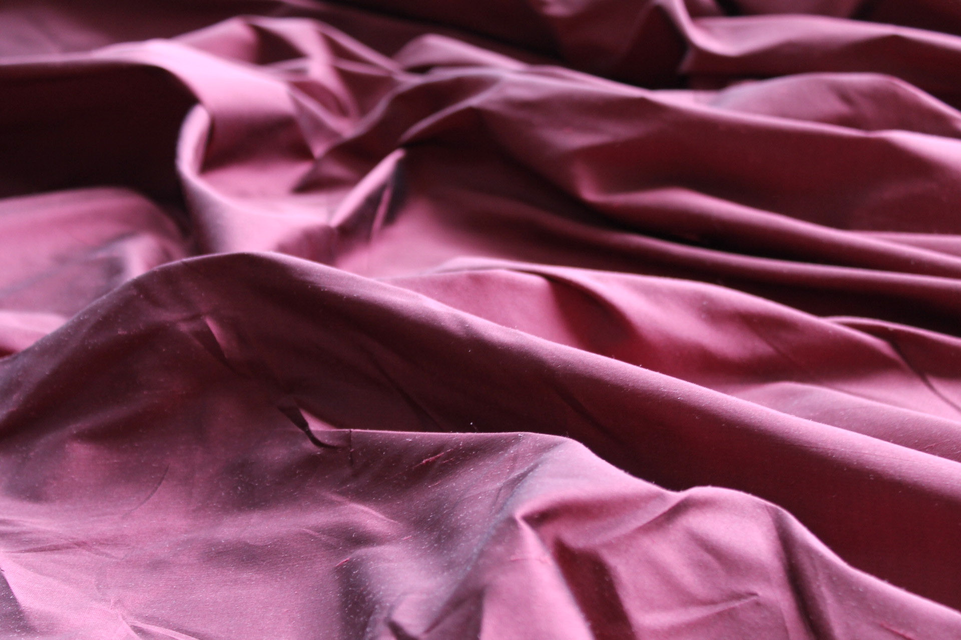 Silk Dupion - Brick Red - B77 fabric, image 5 of 5