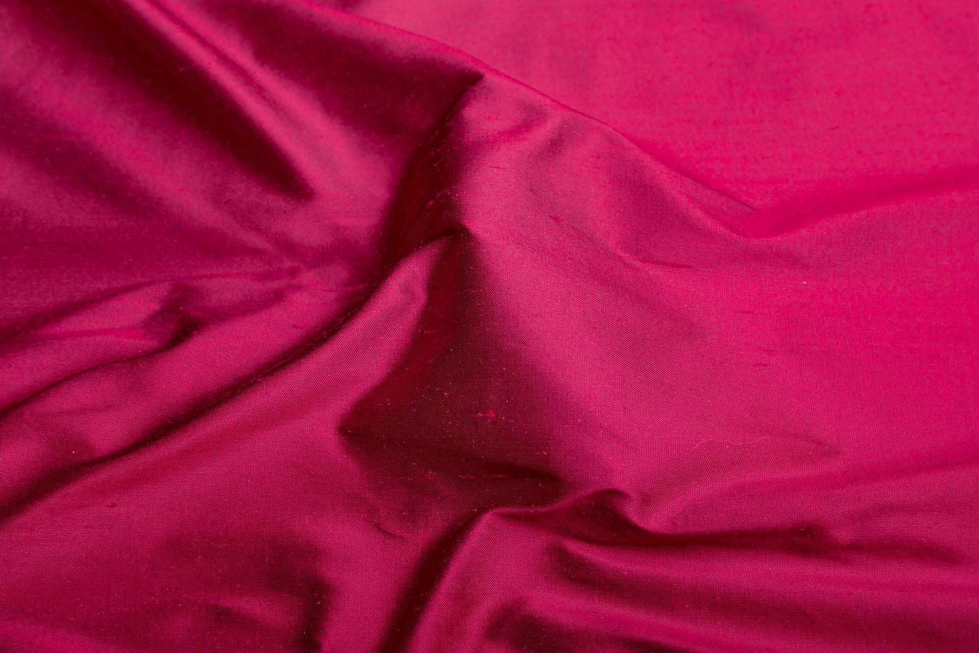 Silk Dupion - Fuchsia - B47 fabric, image 6 of 6