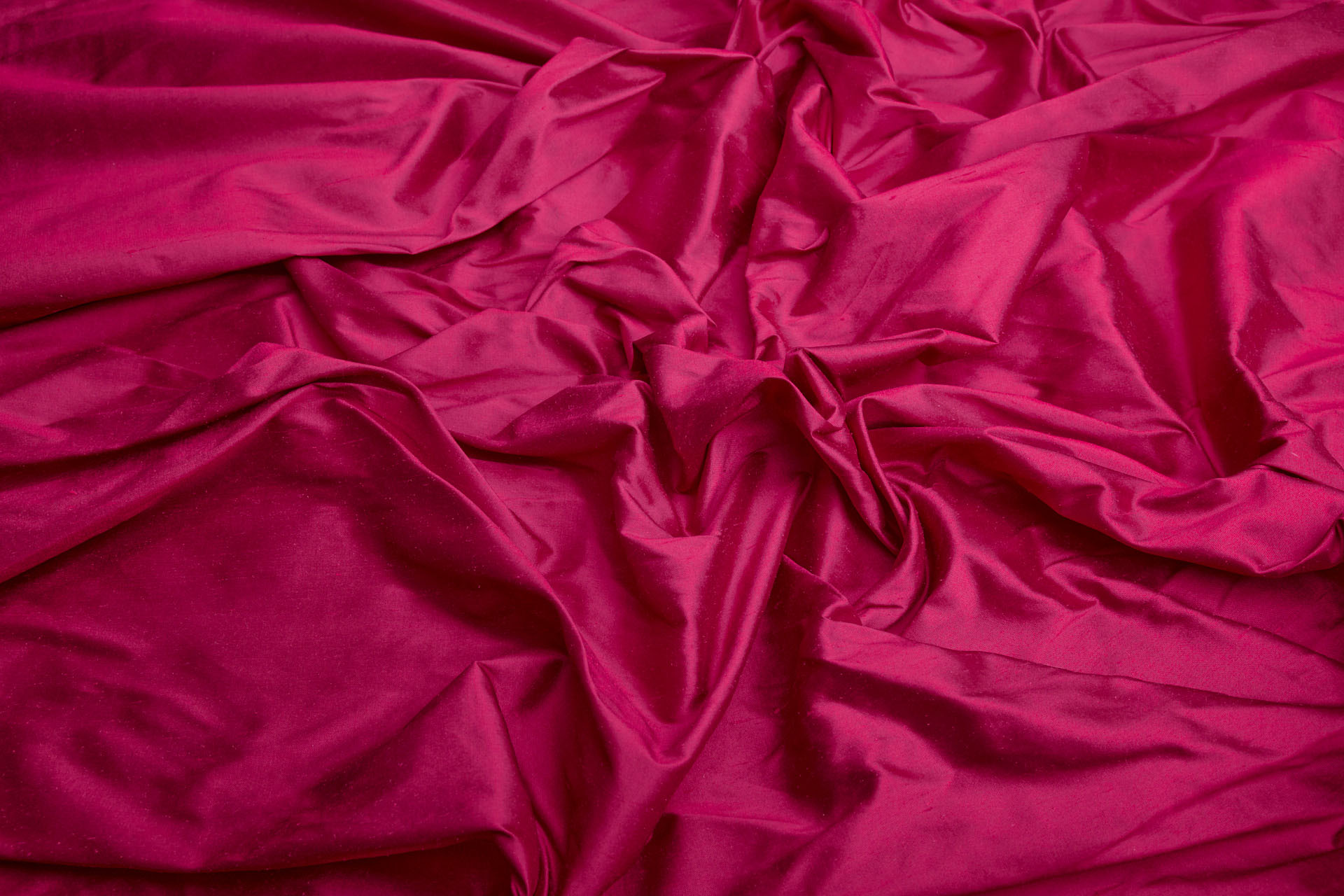 Silk Dupion - Fuchsia - B47 fabric, image 3 of 6
