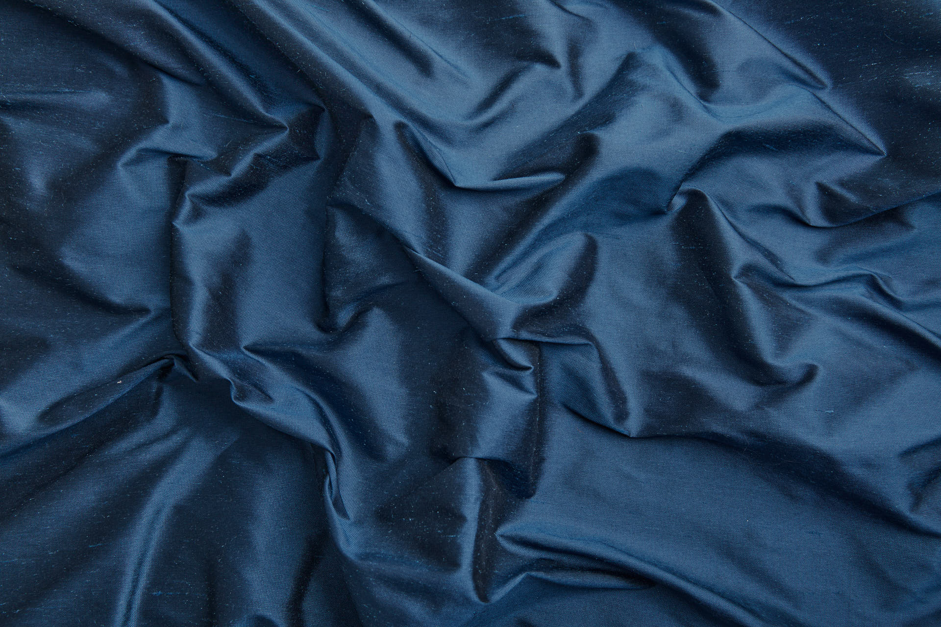 Silk Dupion - Dark Blue - B59 fabric, image 3 of 6