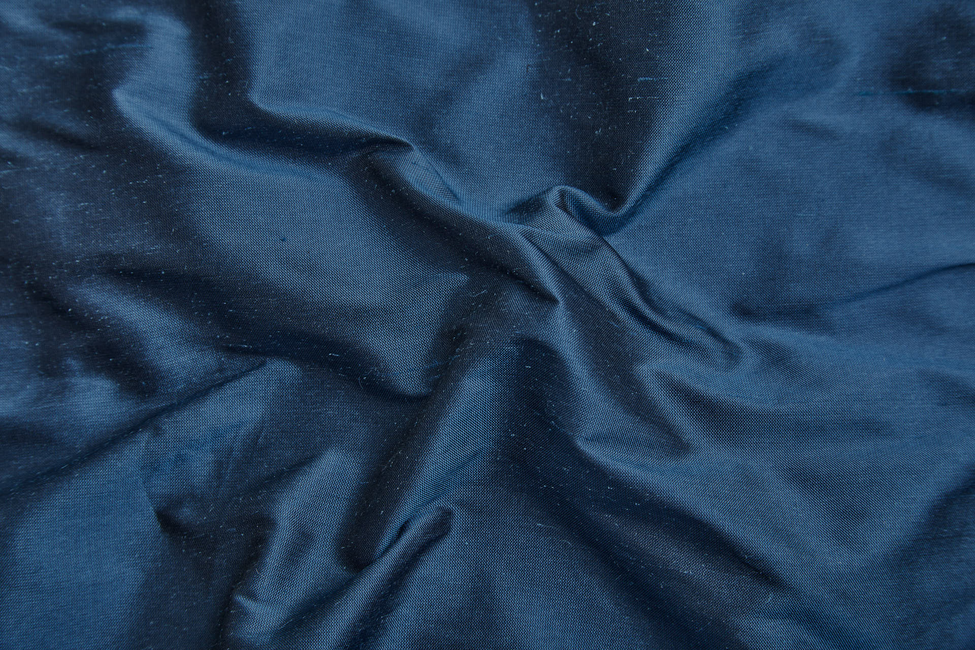 Silk Dupion - Dark Blue - B59 fabric, image 4 of 6