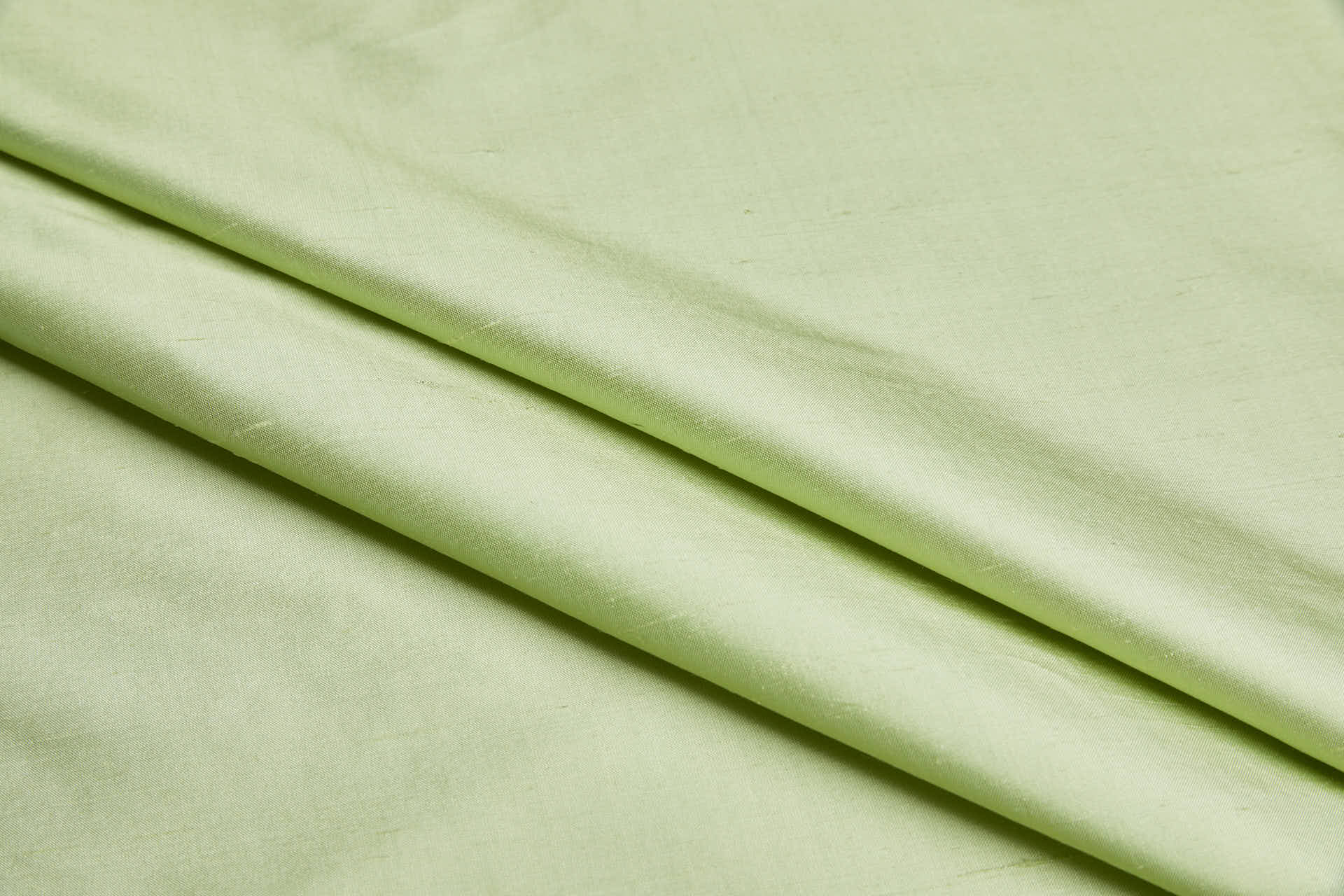 Silk Dupion - Light Lime Green - B62 fabric, image 3 of 5