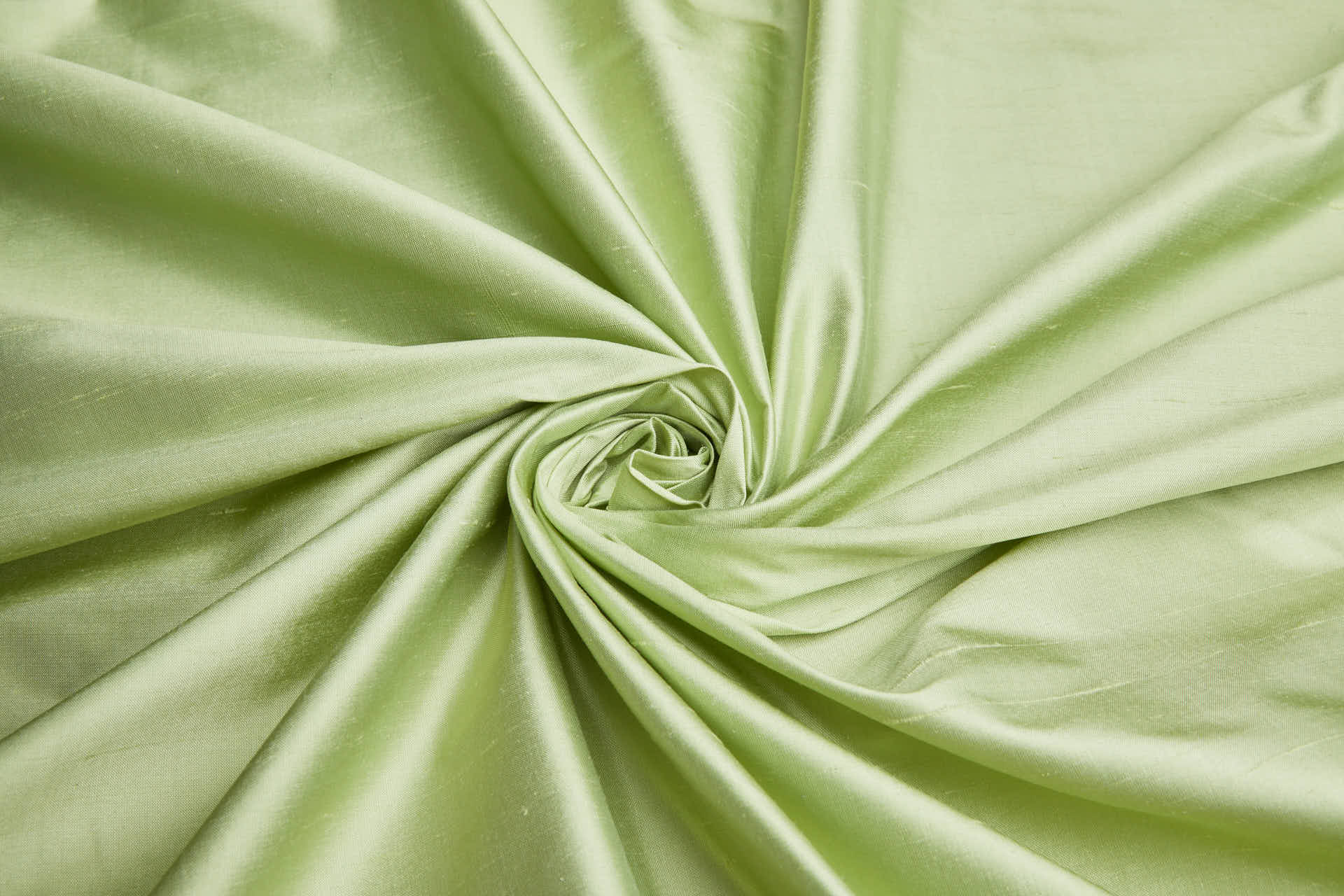 Silk Dupion - Light Lime Green - B62 fabric