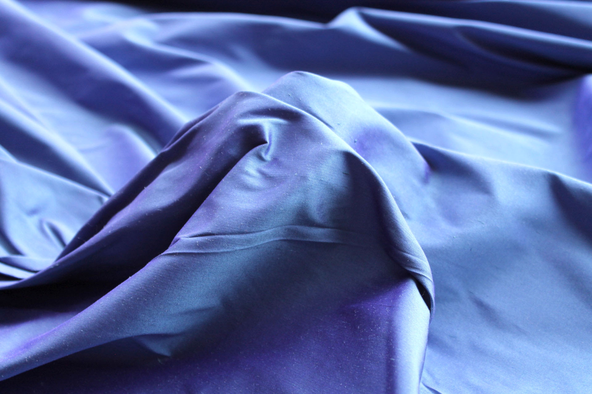Silk Dupion - Cornflower - B57 fabric, image 2 of 5
