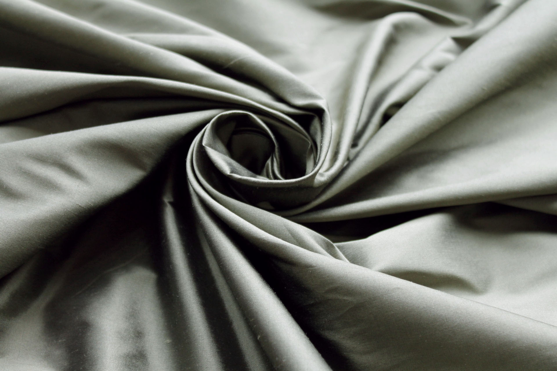 Silk Dupion - Olive - B65 fabric