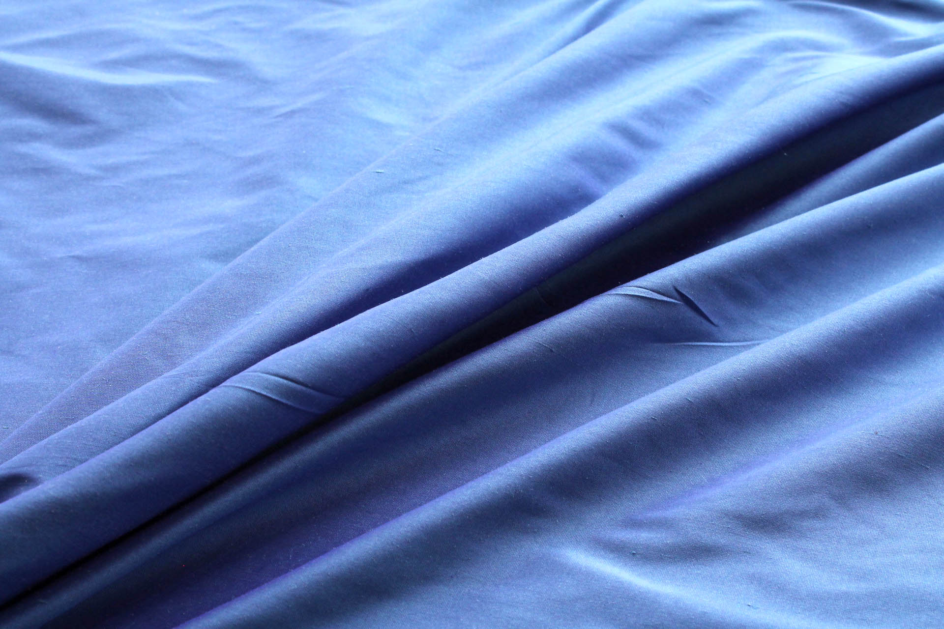 Silk Dupion - Cornflower - B57 fabric, image 4 of 5