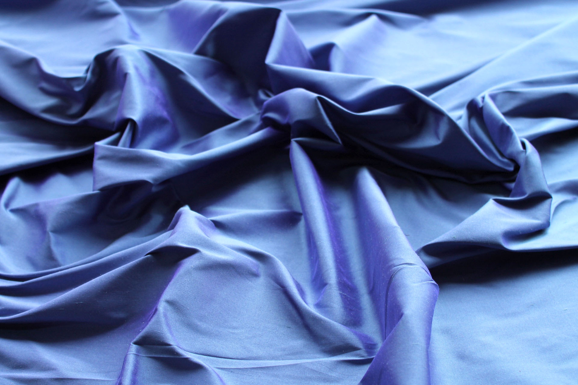 Silk Dupion - Cornflower - B57 fabric, image 5 of 5