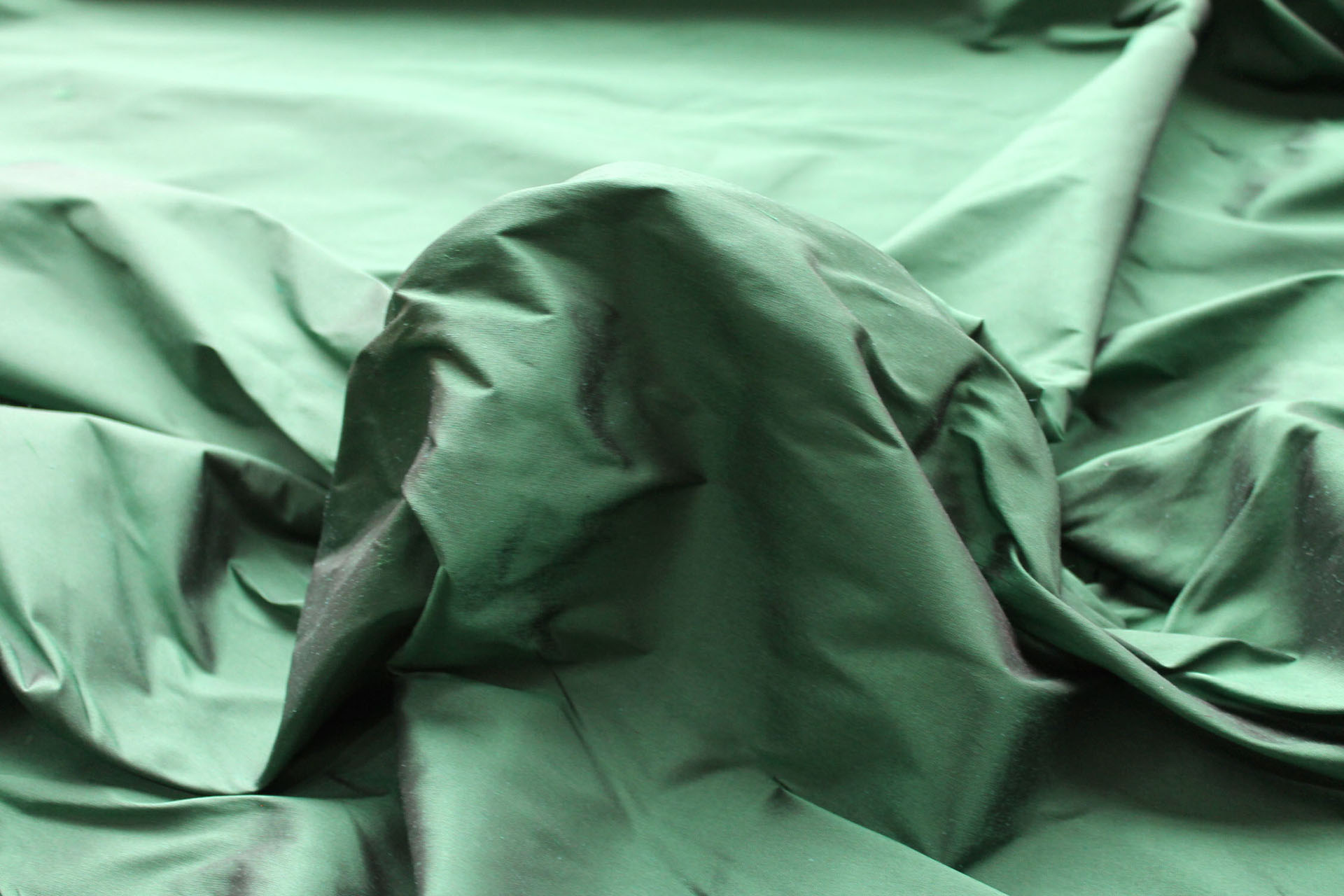 Silk Dupion - Dark Green - B67 fabric, image 3 of 6