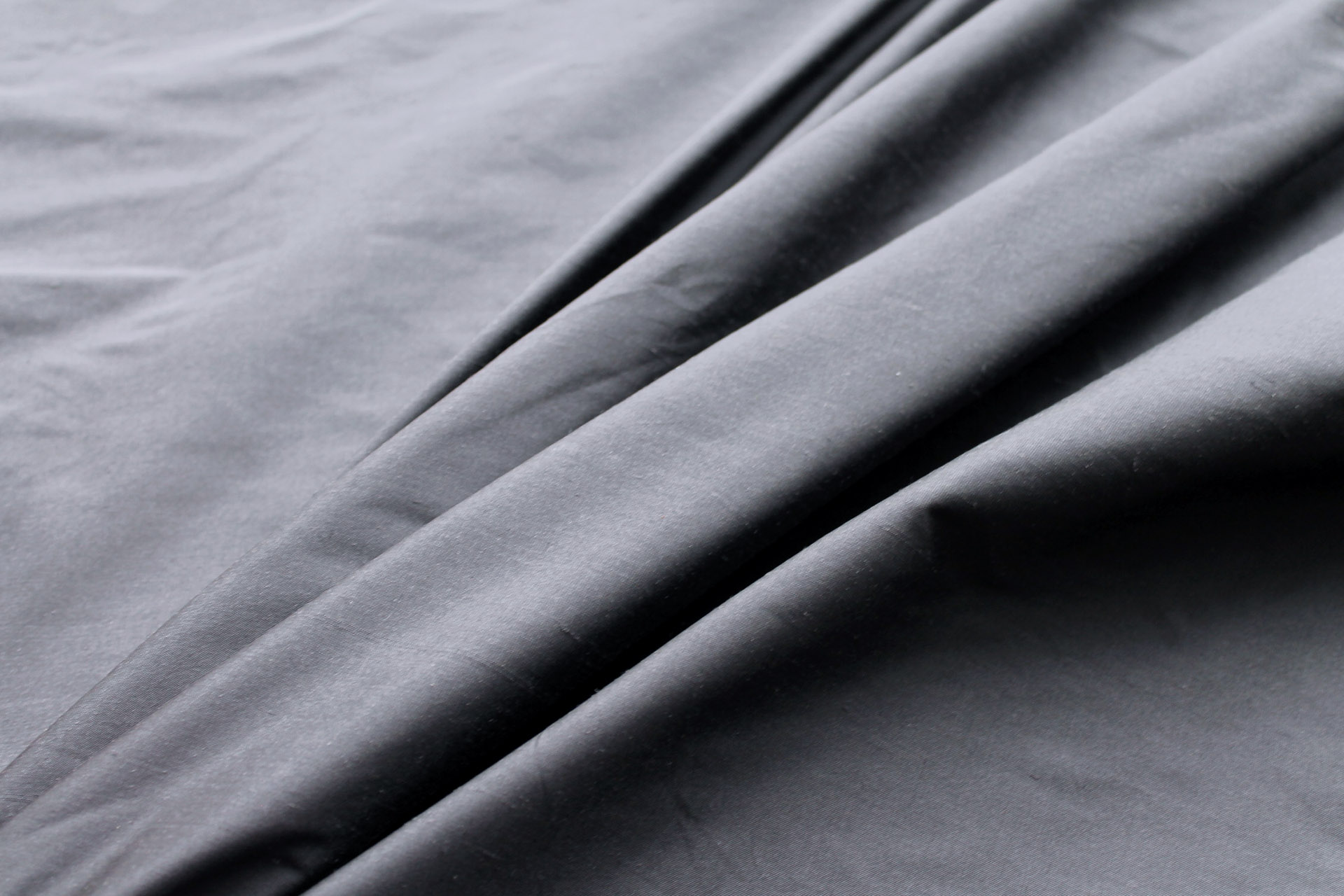 Silk Dupion - Dark Grey - B71 - 138cm wide fabric, image 3 of 5