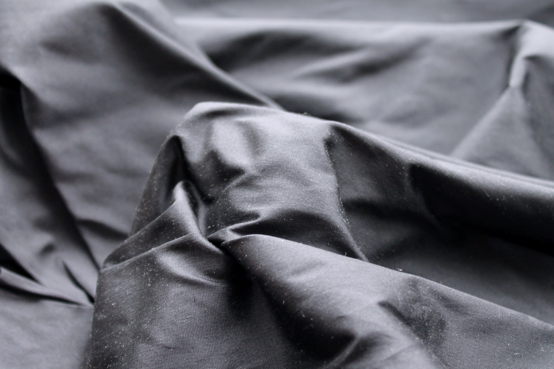 Silk Dupion - Dark Grey - B71 - 138cm wide fabric, image 5 of 5