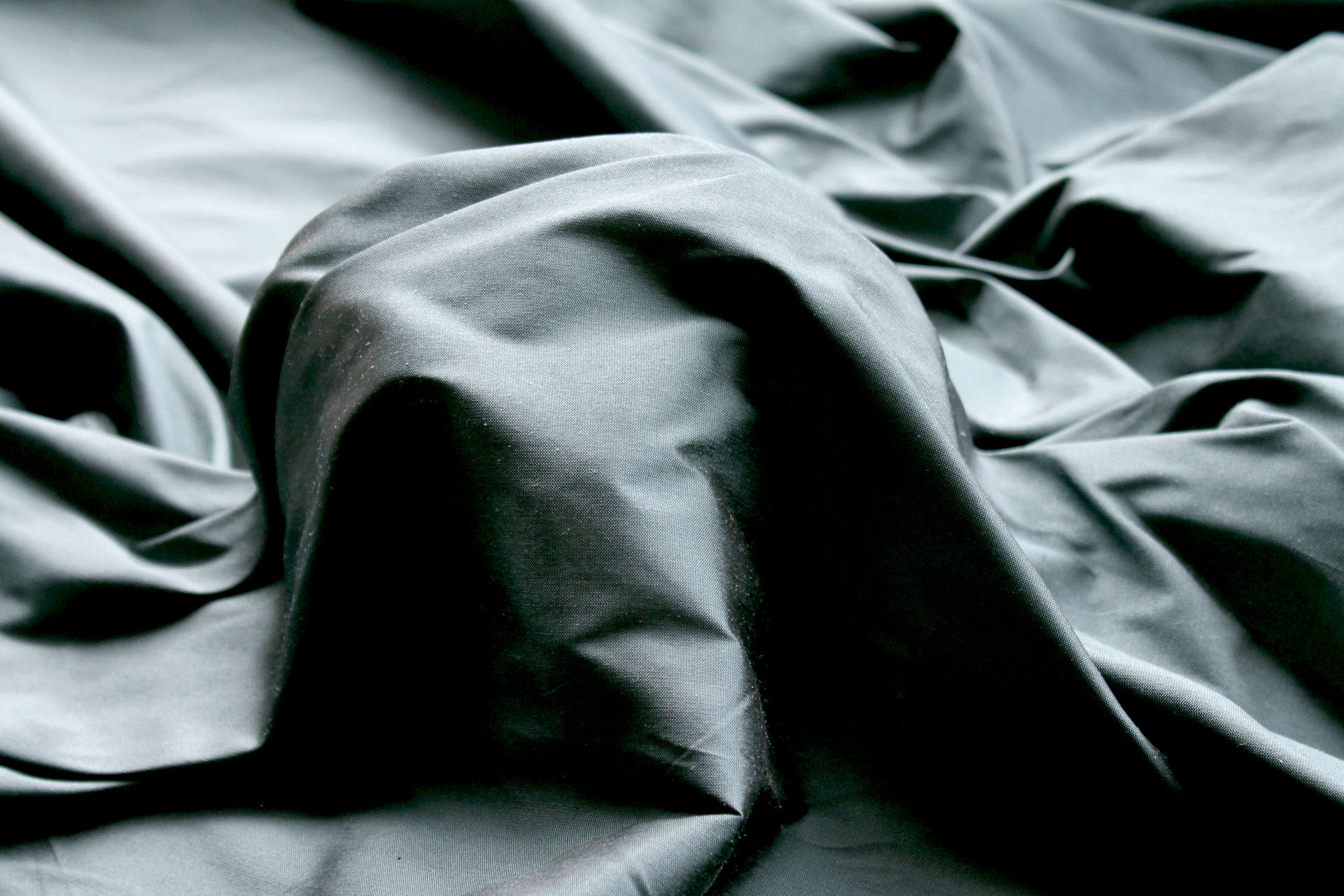 Silk Dupion - Teal - B90 fabric, image 3 of 6