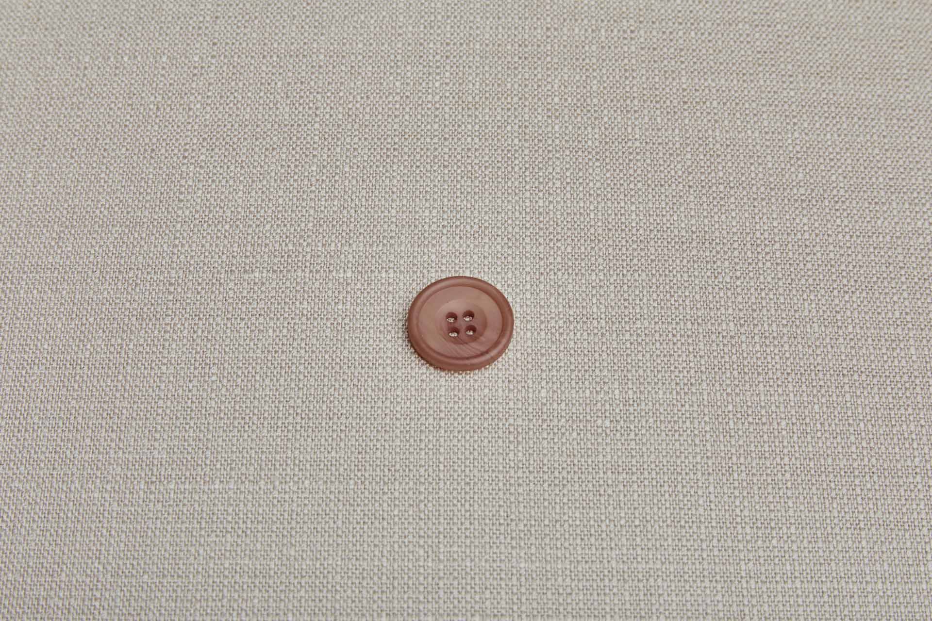 Round Mocha "Faux Horn" Button - 2.2cm, image 2 of 3
